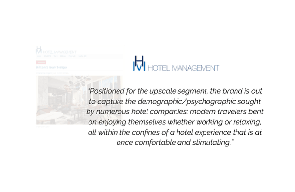 rbb Communication Tempo by Hilton Case Study - Hotel Management